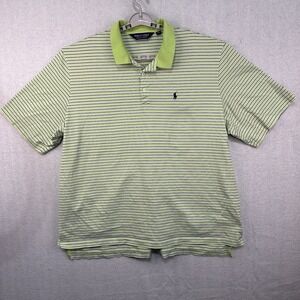 Polo Golf Ralph Lauren Polo‎ Shirt Men's XXL Pima Cotton Blue Pony
